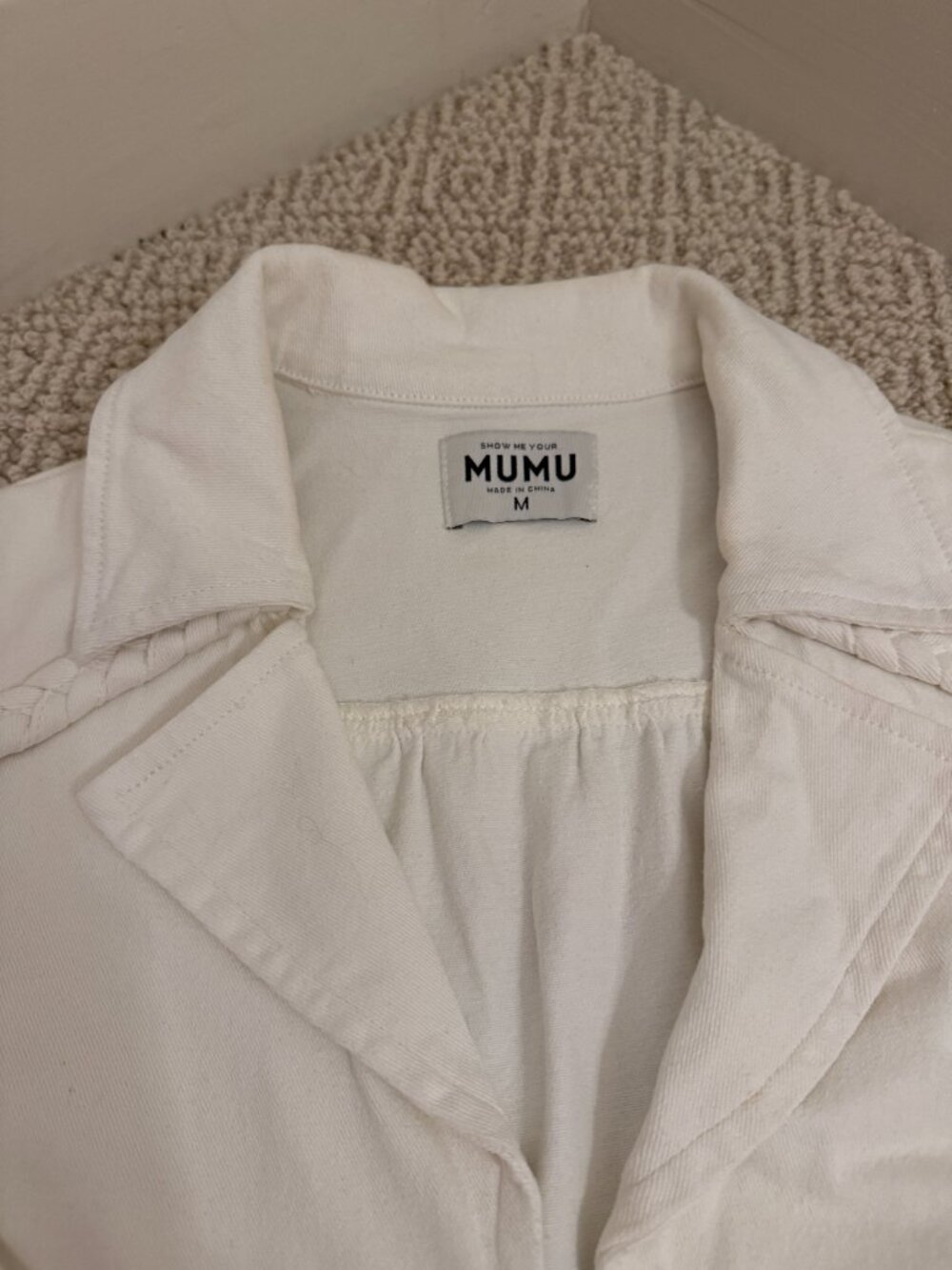 Show me your mumu white romper - Picture 2 of 3
